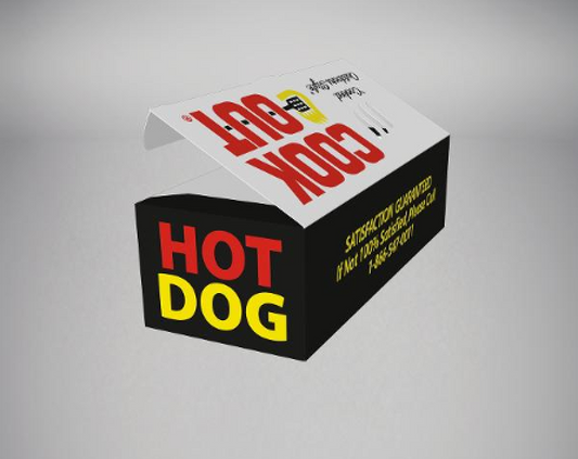 Custom Hot Dog Box